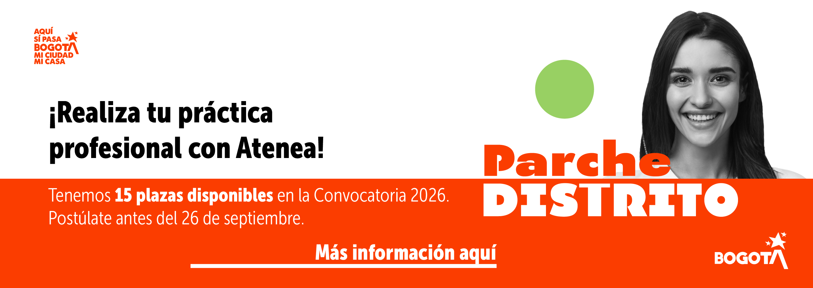 ¡Realiza tu práctica profesional en Atenea! Inscripciones abiertas a la convocatoria 2026