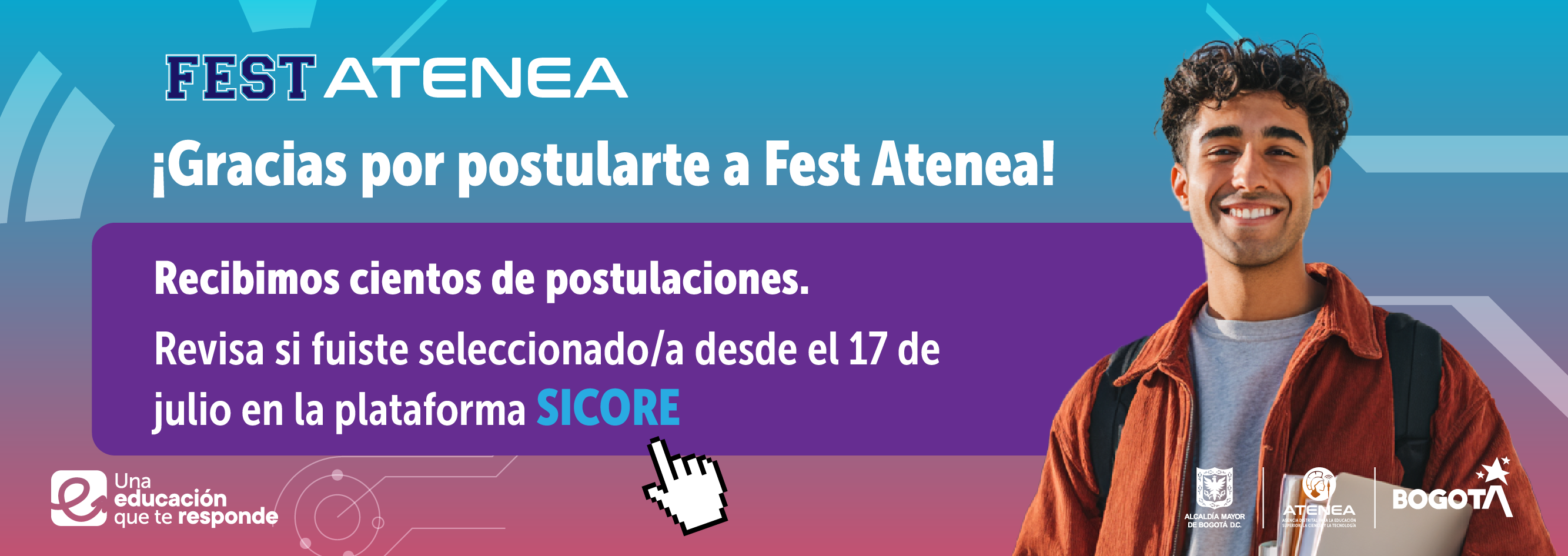Fest Atenea, créditos beca para estudiar en la U, finaliza con cientos de postulaciones