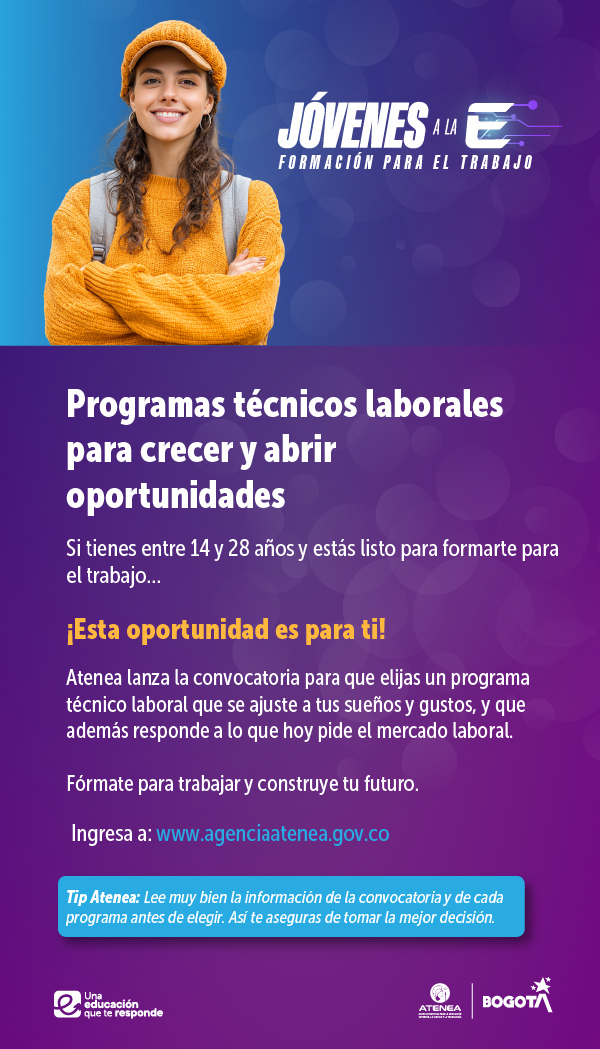 Jóvenes a la E formación para el trabajo convocatoria 2