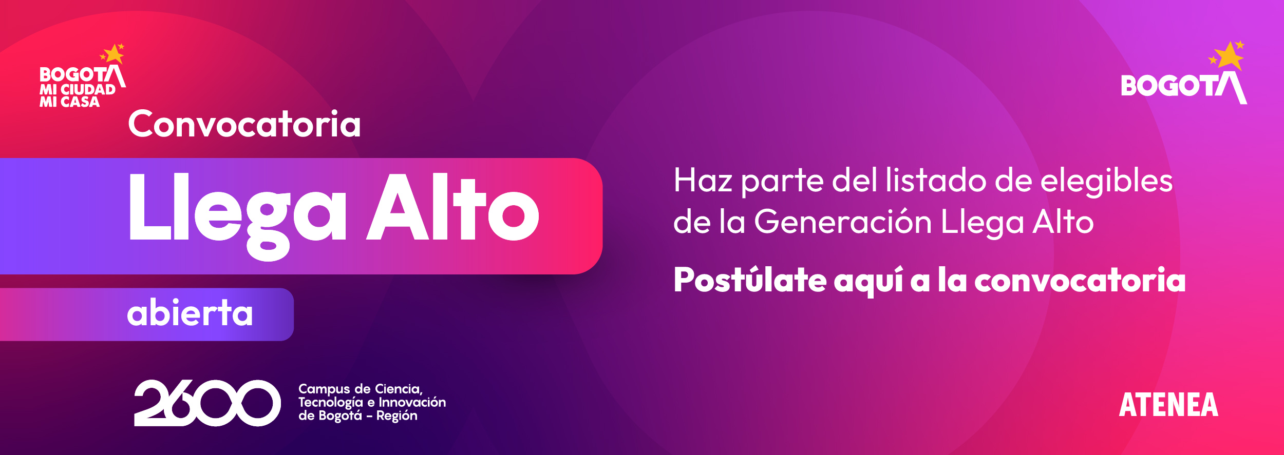 Convocatoria Llega Alto