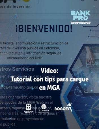 Video tutorial con tips para cargue en MGA 