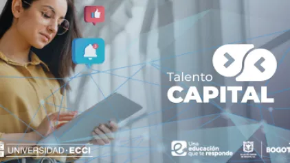 Pieza grafica de Primera Convocatoria del programa Talento Capital